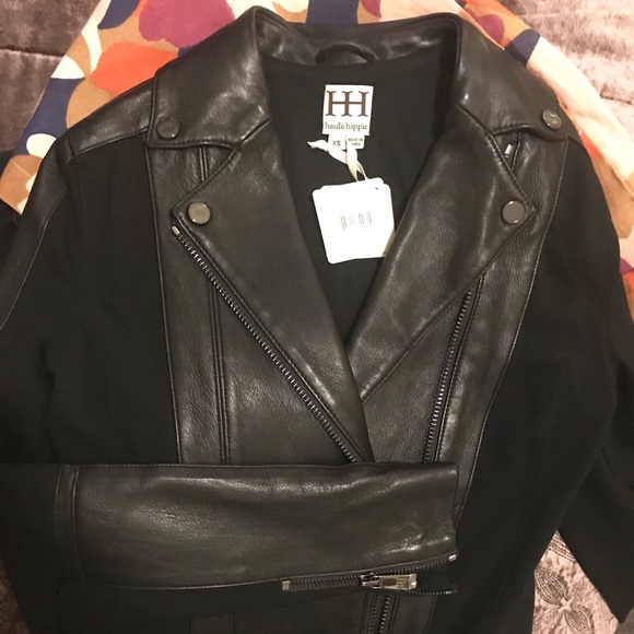 Ponte Leather Moto Jacket - Picture 5 of 6